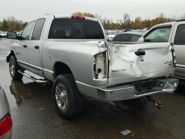 3D7KS28D96G280369 - 2006 DODGE RAM 2500 S SILVER photo 3