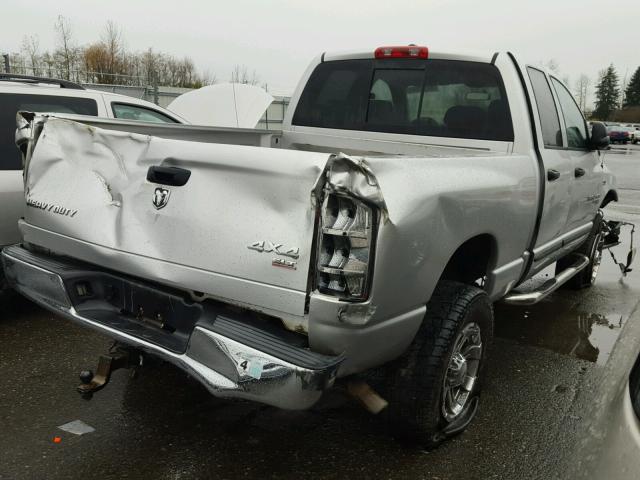 3D7KS28D96G280369 - 2006 DODGE RAM 2500 S SILVER photo 4