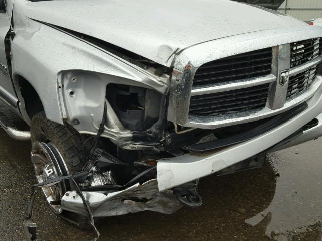 3D7KS28D96G280369 - 2006 DODGE RAM 2500 S SILVER photo 9