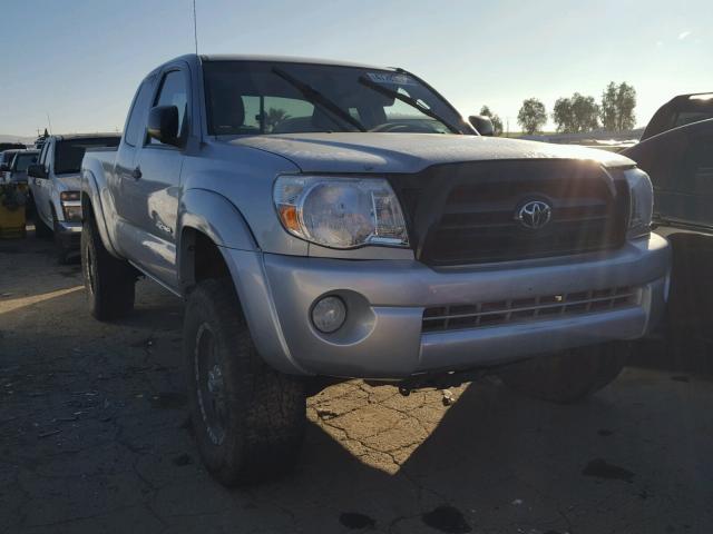 5TEUU42N57Z458956 - 2007 TOYOTA TACOMA ACC SILVER photo 1