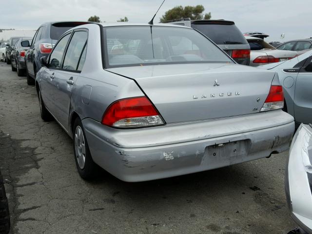 JA3AJ26E13U071493 - 2003 MITSUBISHI LANCER ES GRAY photo 3