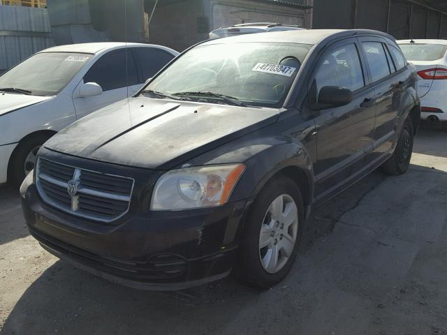 1B3HB48B27D598283 - 2007 DODGE CALIBER SX BLACK photo 2