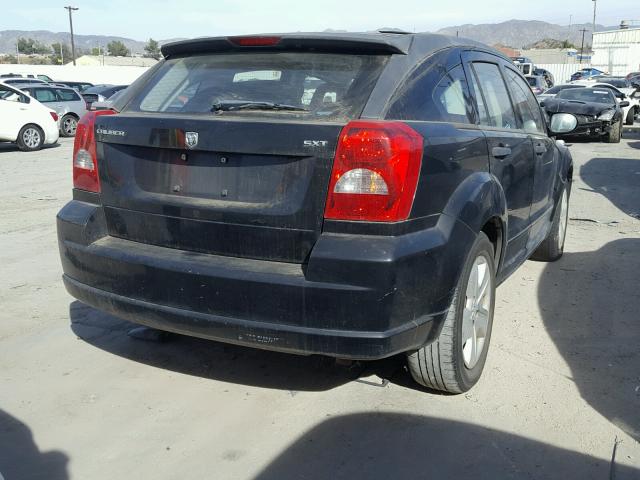 1B3HB48B27D598283 - 2007 DODGE CALIBER SX BLACK photo 4