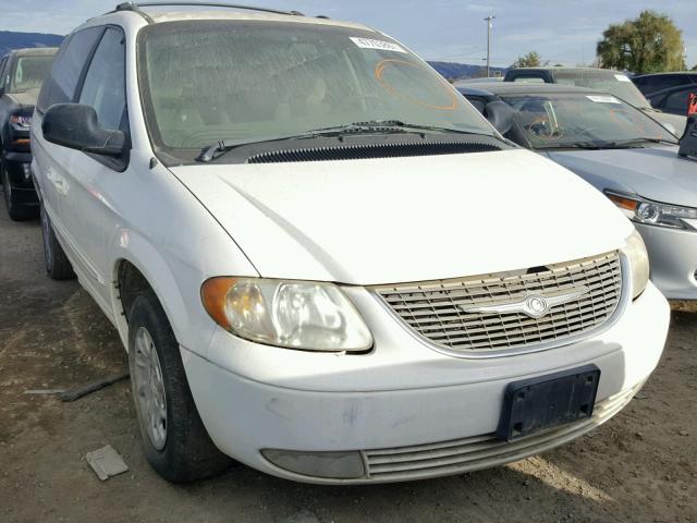 2C4GT54L22R552793 - 2002 CHRYSLER TOWN & COU WHITE photo 1