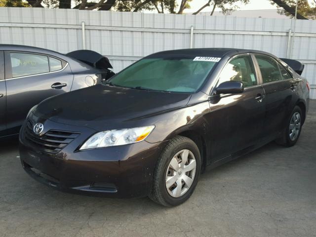 4T1BE46KX8U208932 - 2008 TOYOTA CAMRY CE BLACK photo 2