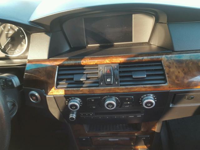 WBANU53598CT16132 - 2008 BMW 528 I BROWN photo 9