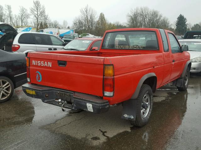 1N6SD16Y8PC342723 - 1993 NISSAN TRUCK KING RED photo 4