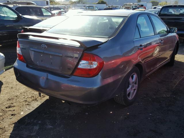 4T1BF32K73U553406 - 2003 TOYOTA CAMRY LE SILVER photo 4