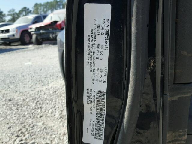 2B3KA43G28H294306 - 2008 DODGE CHARGER BLACK photo 10