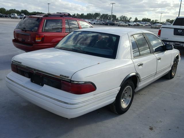 2MELM74WXVX650809 - 1997 MERCURY GRAND MARQ WHITE photo 4