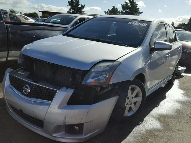 3N1AB6AP1AL705989 - 2010 NISSAN SENTRA 2.0 SILVER photo 2