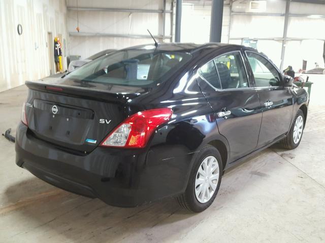 3N1CN7APXGL850494 - 2016 NISSAN VERSA S BLACK photo 4