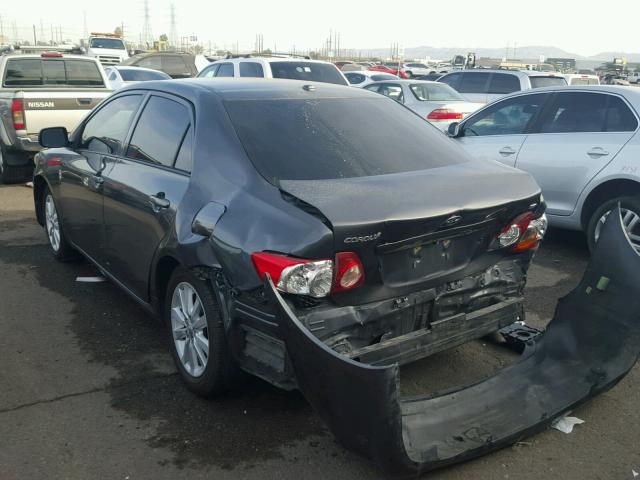 JTDBL40E79J043244 - 2009 TOYOTA COROLLA BA GRAY photo 3