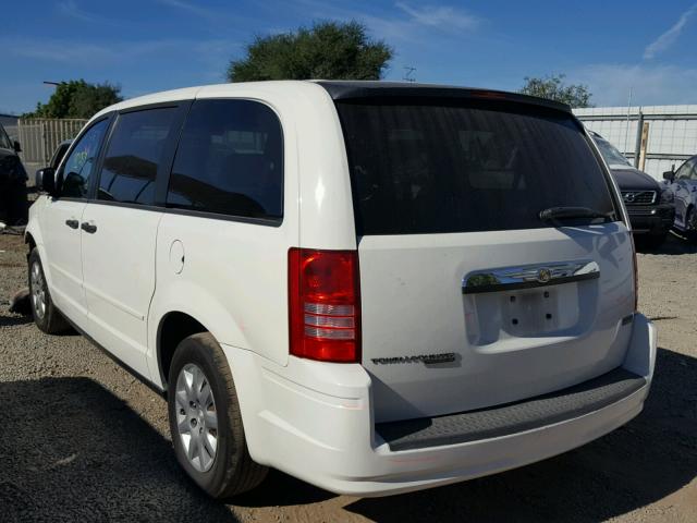 2A8HR44H38R698727 - 2008 CHRYSLER TOWN & COU WHITE photo 3