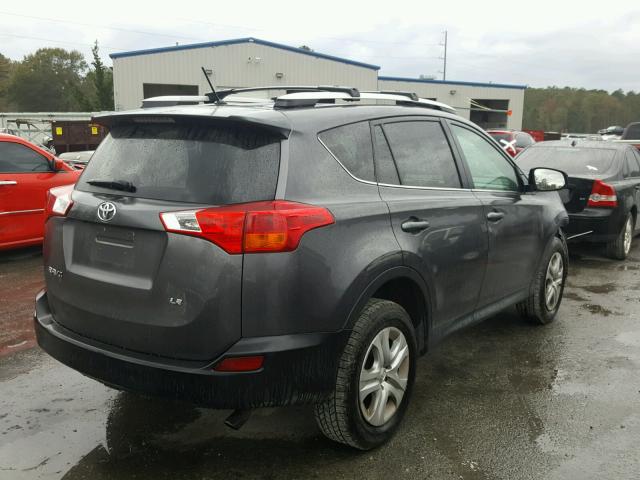 2T3ZFREV2DW009623 - 2013 TOYOTA RAV4 LE GRAY photo 4