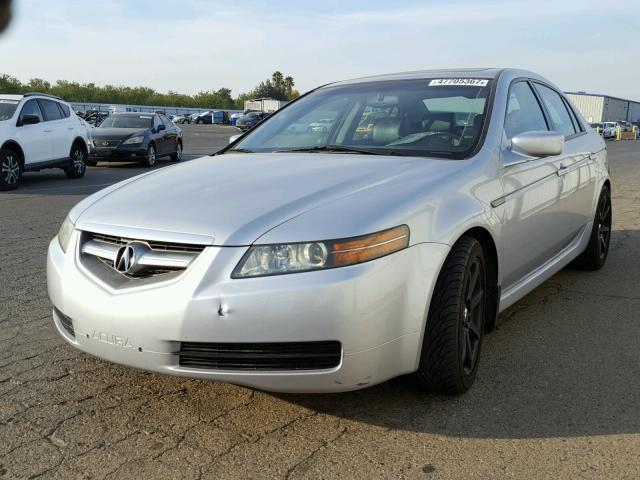 19UUA66255A068677 - 2005 ACURA TL SILVER photo 2