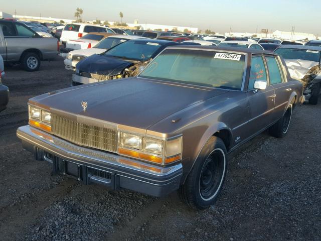 6S69B8Q475152 - 1978 CADILLAC SEVILLE BROWN photo 2