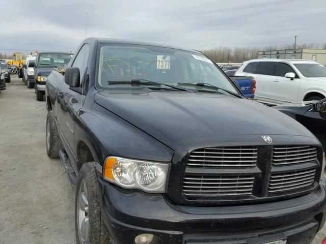 1D7HU16DX3J623668 - 2003 DODGE RAM 1500 S BLACK photo 1