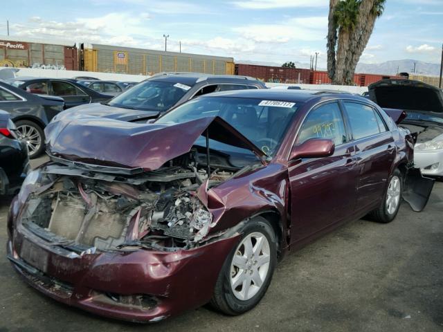 4T1BK36BX9U337838 - 2009 TOYOTA AVALON XL BURGUNDY photo 2