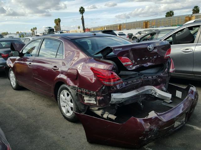 4T1BK36BX9U337838 - 2009 TOYOTA AVALON XL BURGUNDY photo 3