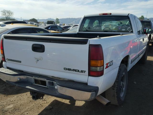 1GCEK19T41E298818 - 2001 CHEVROLET SILVERADO WHITE photo 4