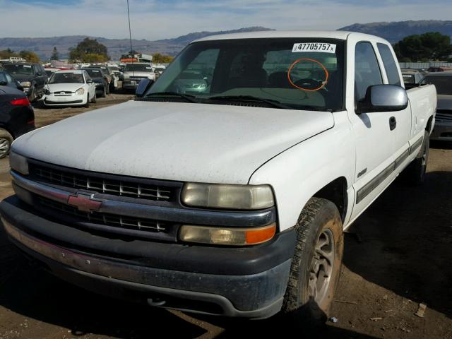 1GCEK19T41E298818 - 2001 CHEVROLET SILVERADO WHITE photo 9