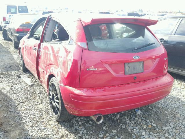 3FAFP31N85R101916 - 2005 FORD FOCUS ZX3 RED photo 3