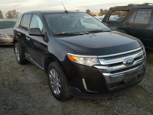 2FMDK3JC1BBA71551 - 2011 FORD EDGE SEL BLACK photo 1