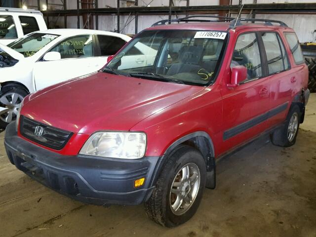 JHLRD1763YS000119 - 2000 HONDA CR-V EX RED photo 2