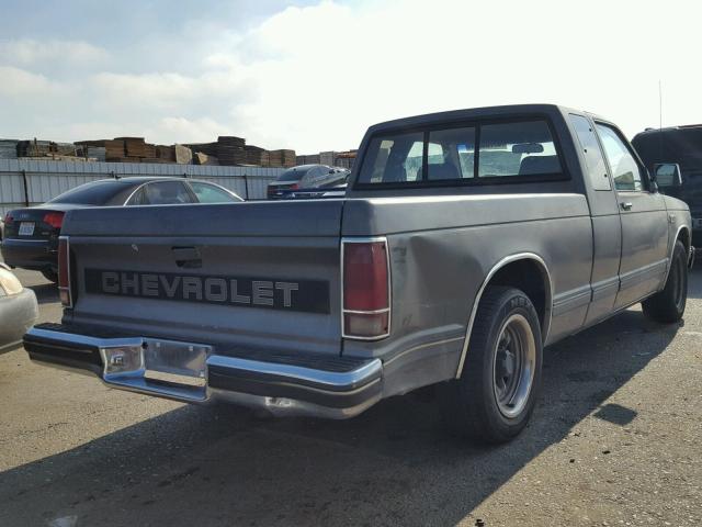 1GCCS19Z6K8244772 - 1989 CHEVROLET S TRUCK S1 GRAY photo 4