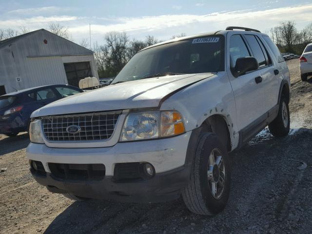 1FMZU63K53ZB15040 - 2003 FORD EXPLORER X WHITE photo 2