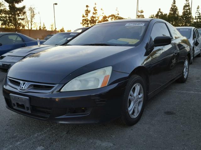 1HGCM72777A020059 - 2007 HONDA ACCORD EX BLACK photo 2