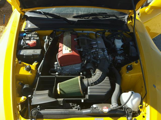 JHMAP21468S001195 - 2008 HONDA S2000 YELLOW photo 7