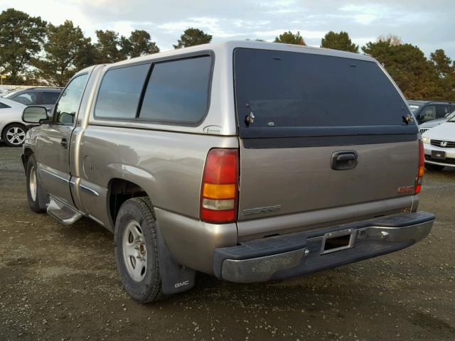 1GTEC14T61Z135956 - 2001 GMC NEW SIERRA TAN photo 3