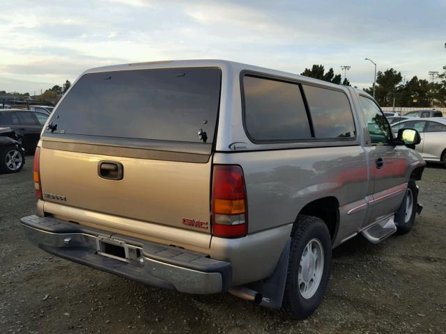 1GTEC14T61Z135956 - 2001 GMC NEW SIERRA TAN photo 4