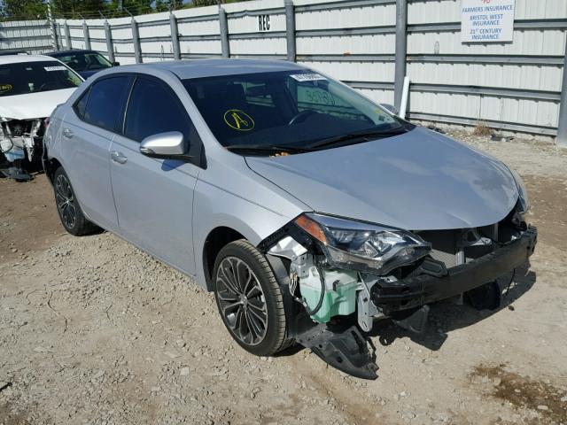 2T1BURHE3FC316086 - 2015 TOYOTA COROLLA L SILVER photo 1