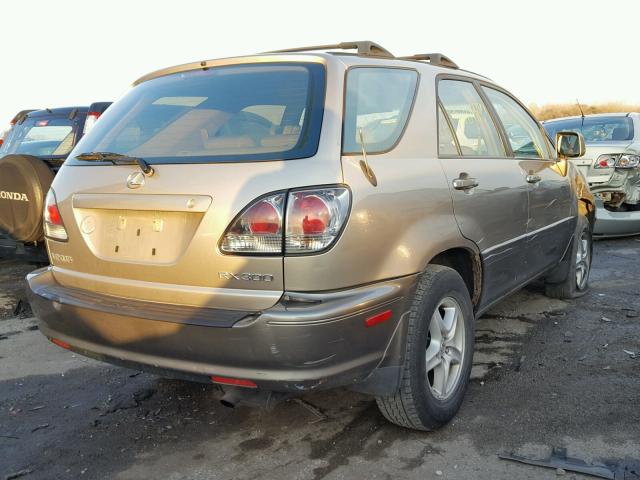 JTJHF10U710234385 - 2001 LEXUS RX 300 GOLD photo 4