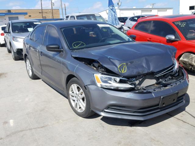 3VW2K7AJ2FM227230 - 2015 VOLKSWAGEN JETTA BASE გრაფიტი ფოტო 1