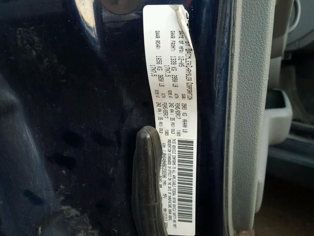 1J8HG48N86C232206 - 2006 JEEP COMMANDER 蓝色 照片 10