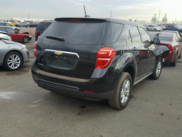 2GNALBEK8H6118194 - 2017 CHEVROLET EQUINOX LS BLACK photo 4