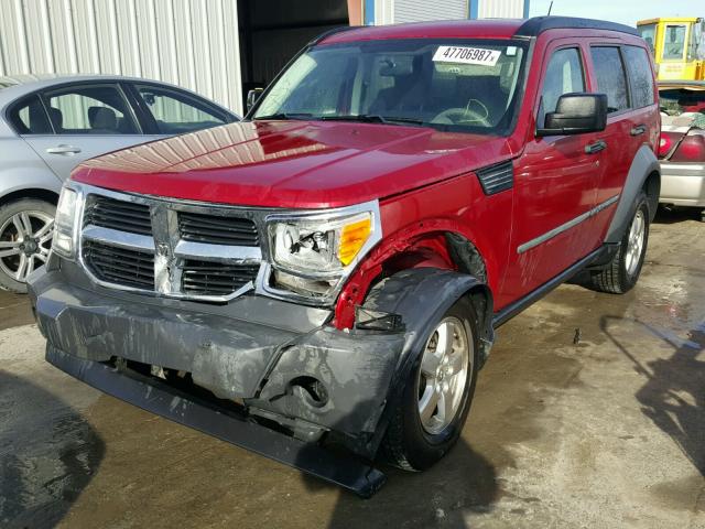 1D8GT28K67W544342 - 2007 DODGE NITRO SXT RED photo 9