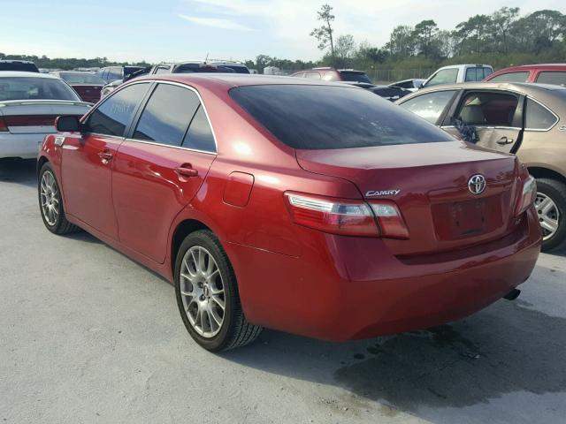 4T1BE46K67U070000 - 2007 TOYOTA CAMRY NEW RED photo 3