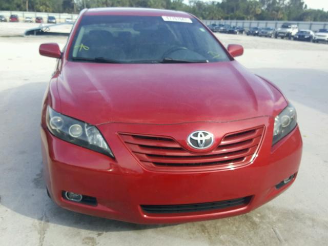 4T1BE46K67U070000 - 2007 TOYOTA CAMRY NEW RED photo 9