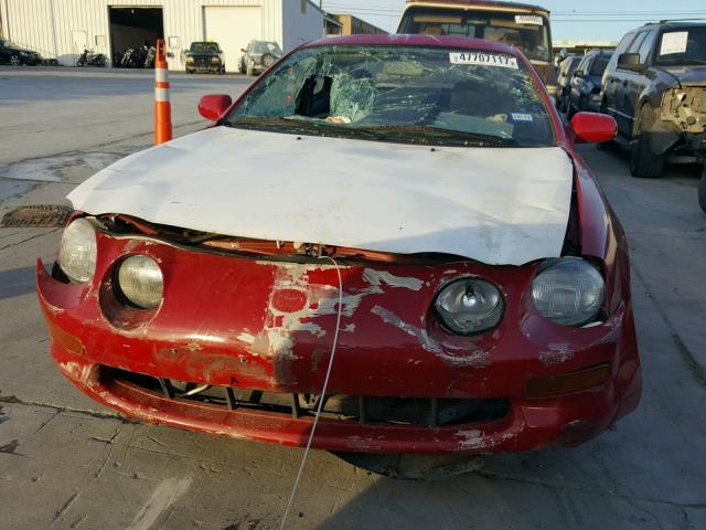 JT2AT00N5S0032980 - 1995 TOYOTA CELICA BAS RED photo 9