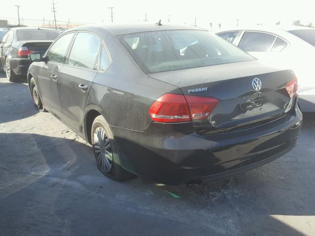 1VWAT7A30FC033680 - 2015 VOLKSWAGEN PASSAT S BLACK photo 3