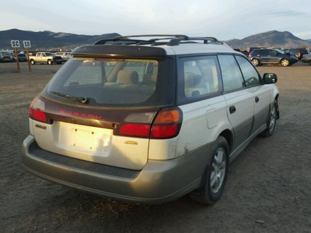 4S3BH675426627290 - 2002 SUBARU LEGACY OUT WHITE photo 4