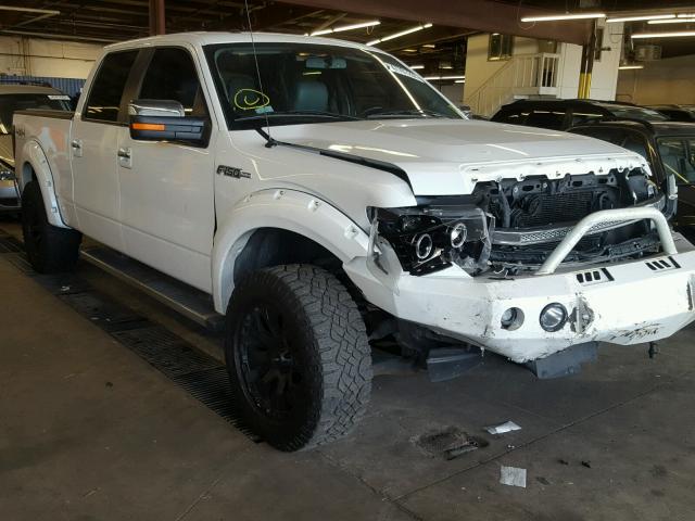 1FTFW1EF8DFA30734 - 2013 FORD F150 SUPER WHITE photo 1