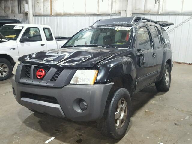 5N1AN08W15C607752 - 2005 NISSAN XTERRA OFF BLACK photo 2