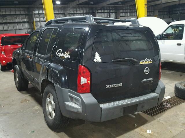 5N1AN08W15C607752 - 2005 NISSAN XTERRA OFF BLACK photo 3