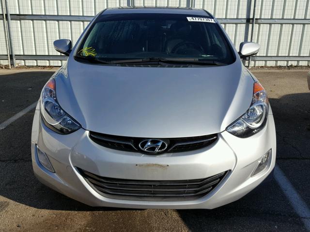 5NPDH4AE3DH398194 - 2013 HYUNDAI ELANTRA GL SILVER photo 9